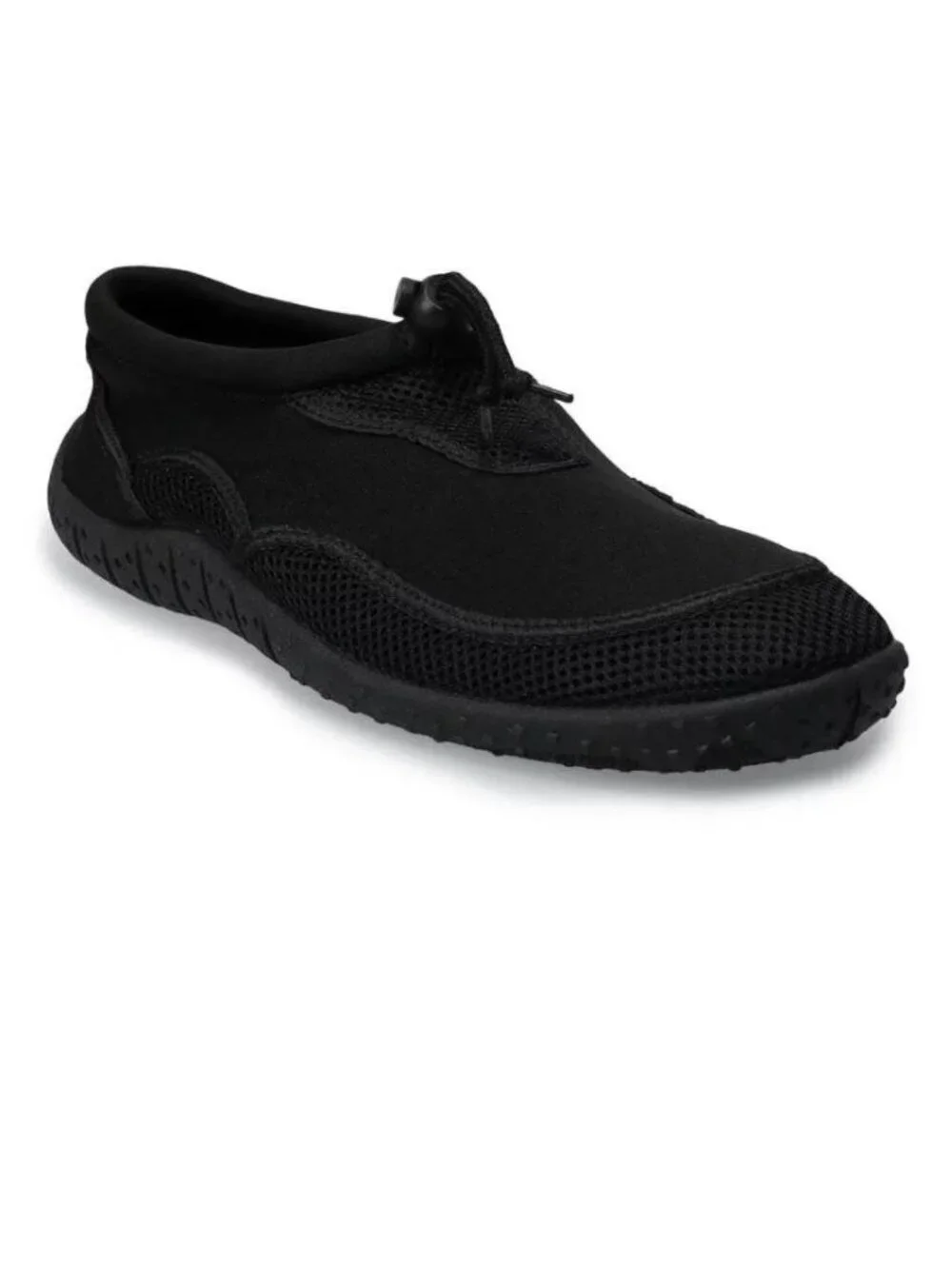 Tek Gear Water Shoes 8/9 Mens Black Quick Dry EVA Closed Toe Toggle Closure